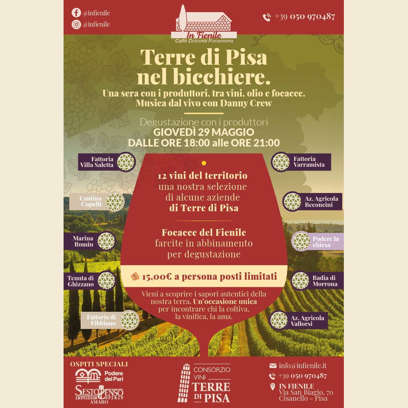 Terre di Pisa nel bicchiere